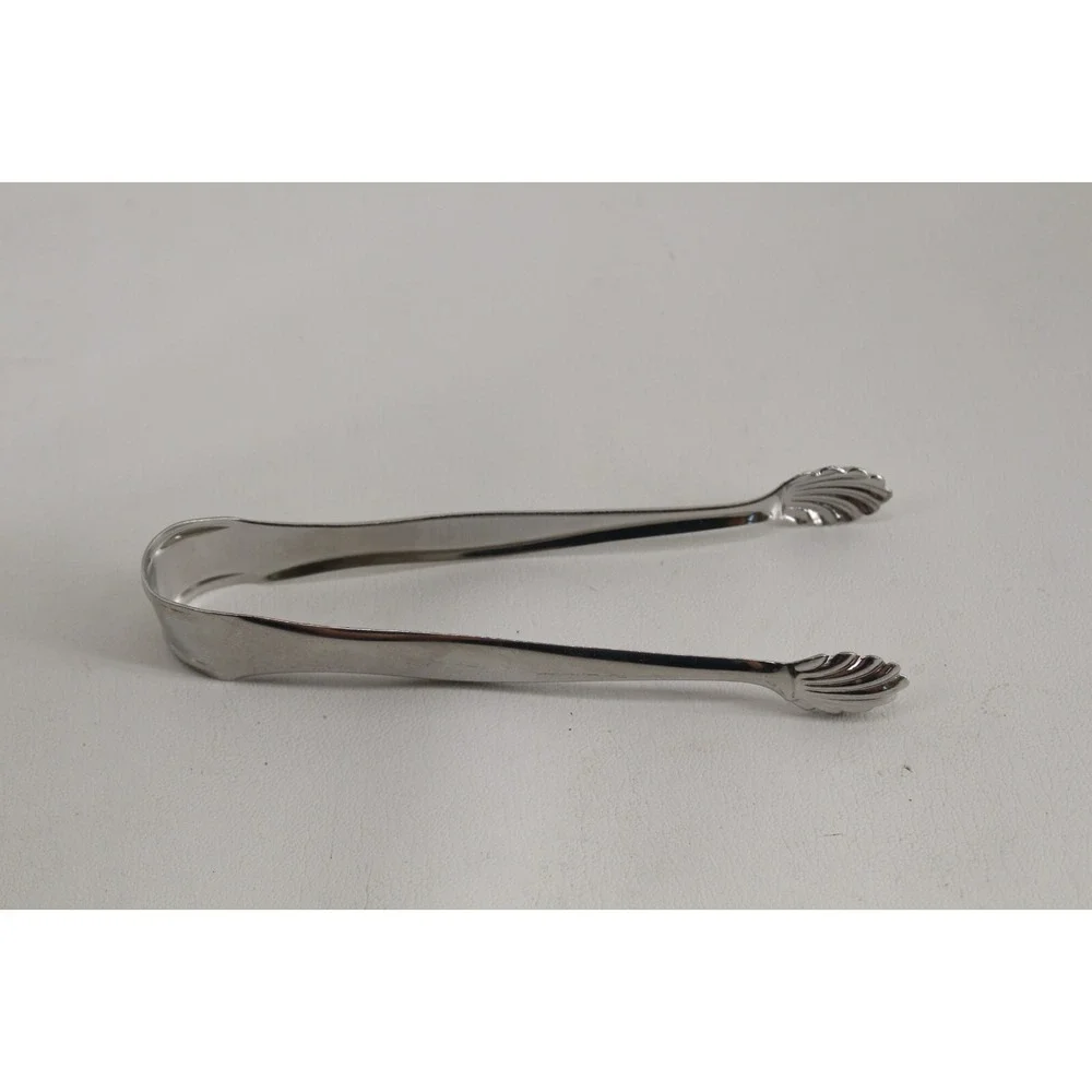 Small Vintage 1970s SUS INOX 18/10 ice Bucket, ice cube tongs stainless steel‎